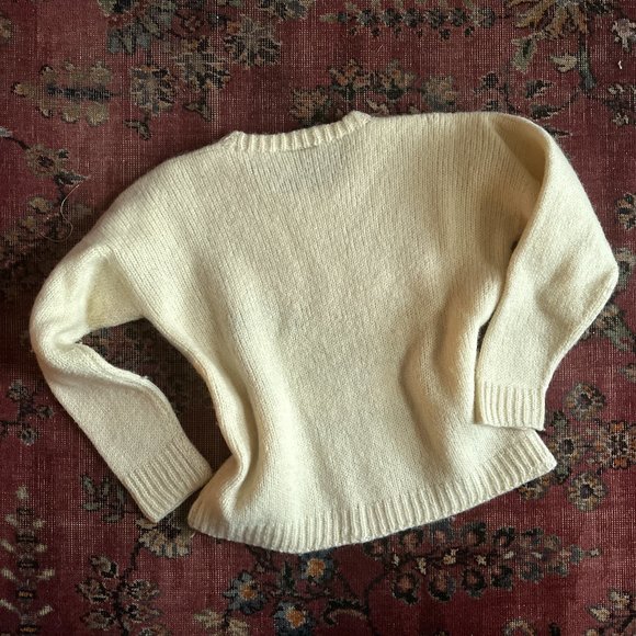 1990's Vintage BABO New Zealand Wool Sheep Intarsia Sweater - Picture 6 of 6